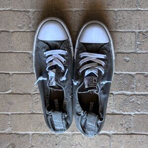 WOMEN'S CONVERSE CHUCK TAYLOR ALL STAR SHORELINE SNEAKERS dark grey